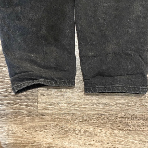 ASOS DESIGN denim overall in washed black SIZE 4 - Picture 13 of 15